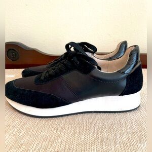 Banana Republic Black Suede Sneakers Size 9